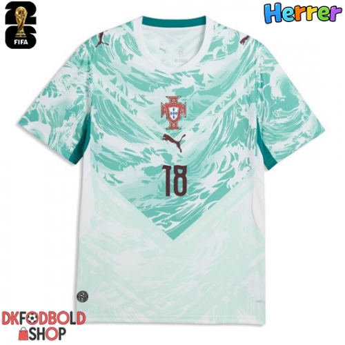 Portugal Pedro Neto #18 Udebanetrøje VM 2026 Kort ærmer